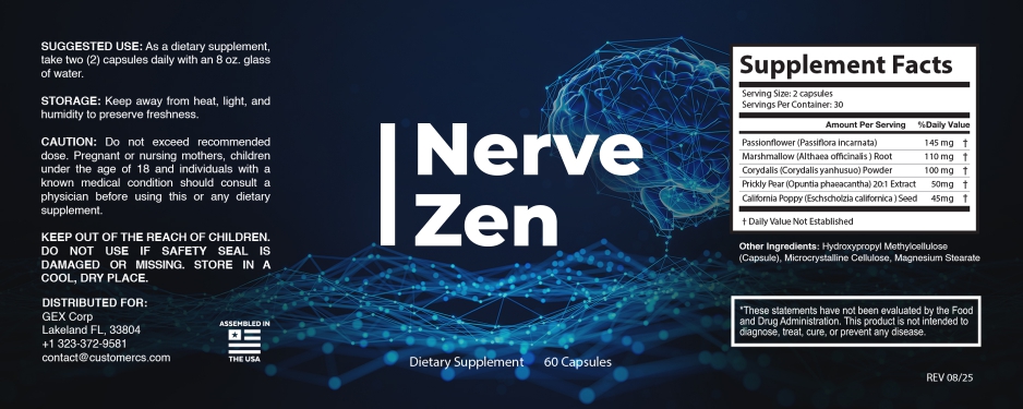 Rótulo Nerve Zen