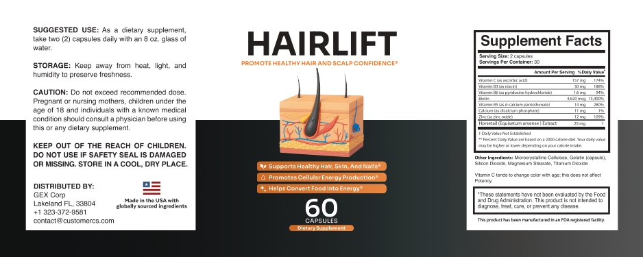 Rótulo HairLift