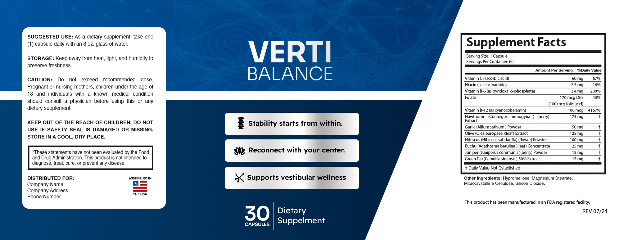 Rótulo VertiBalance