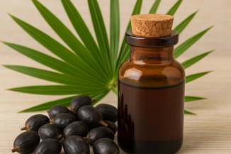20251006_2300_Extrato de Saw Palmetto_simple_compose_01k6y6b64gfxatvpme0bxv9cmt