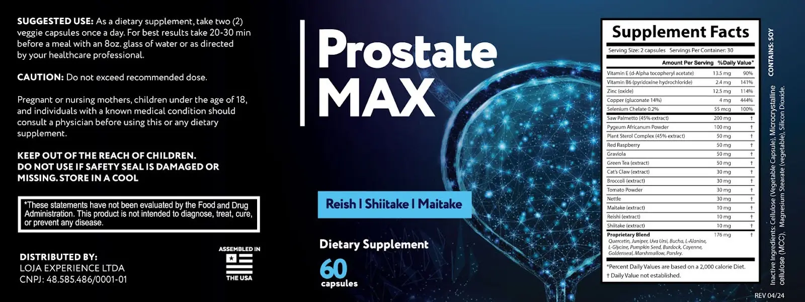Rótulo Prostate Max